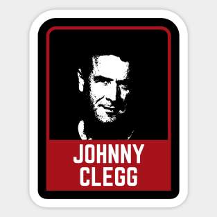 Johnny clegg ~~~ 70s retro Sticker